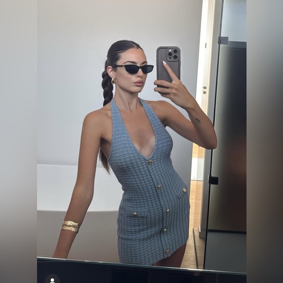 🔥🔥Zara  Halter Neck Button Dress - Picture 5 of 14